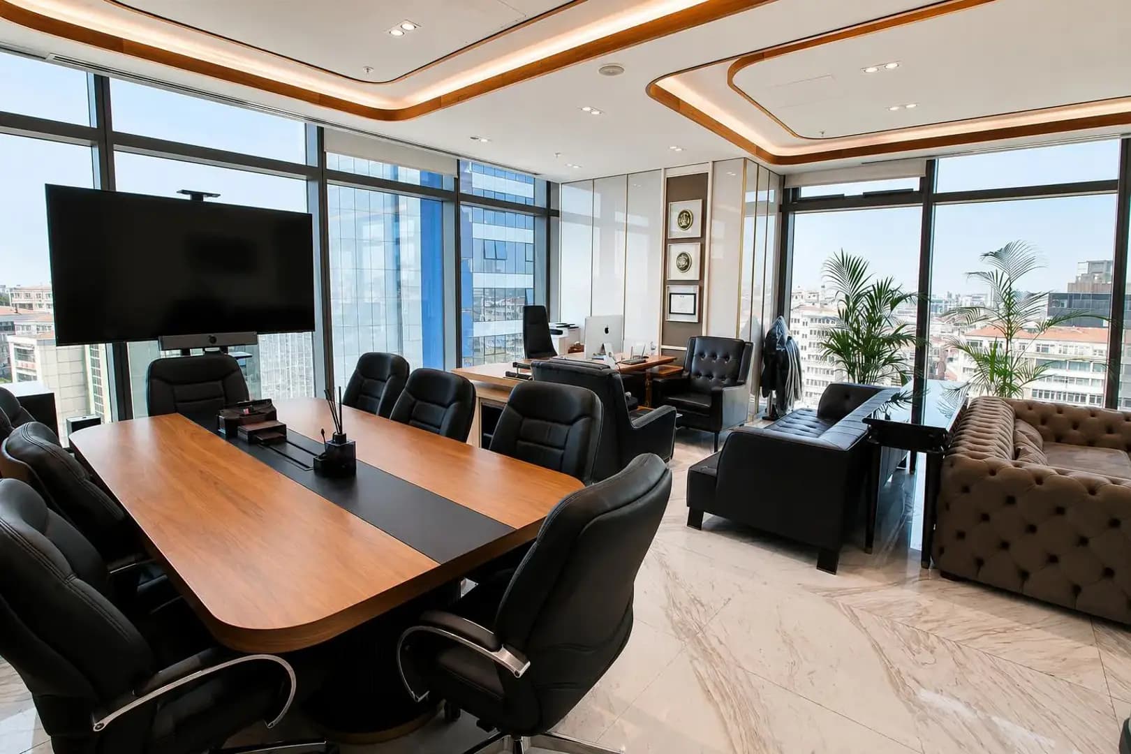TORUN CENTER FULYA: RENTED, FULLY FURNISHED INVESTMENT OFFICE