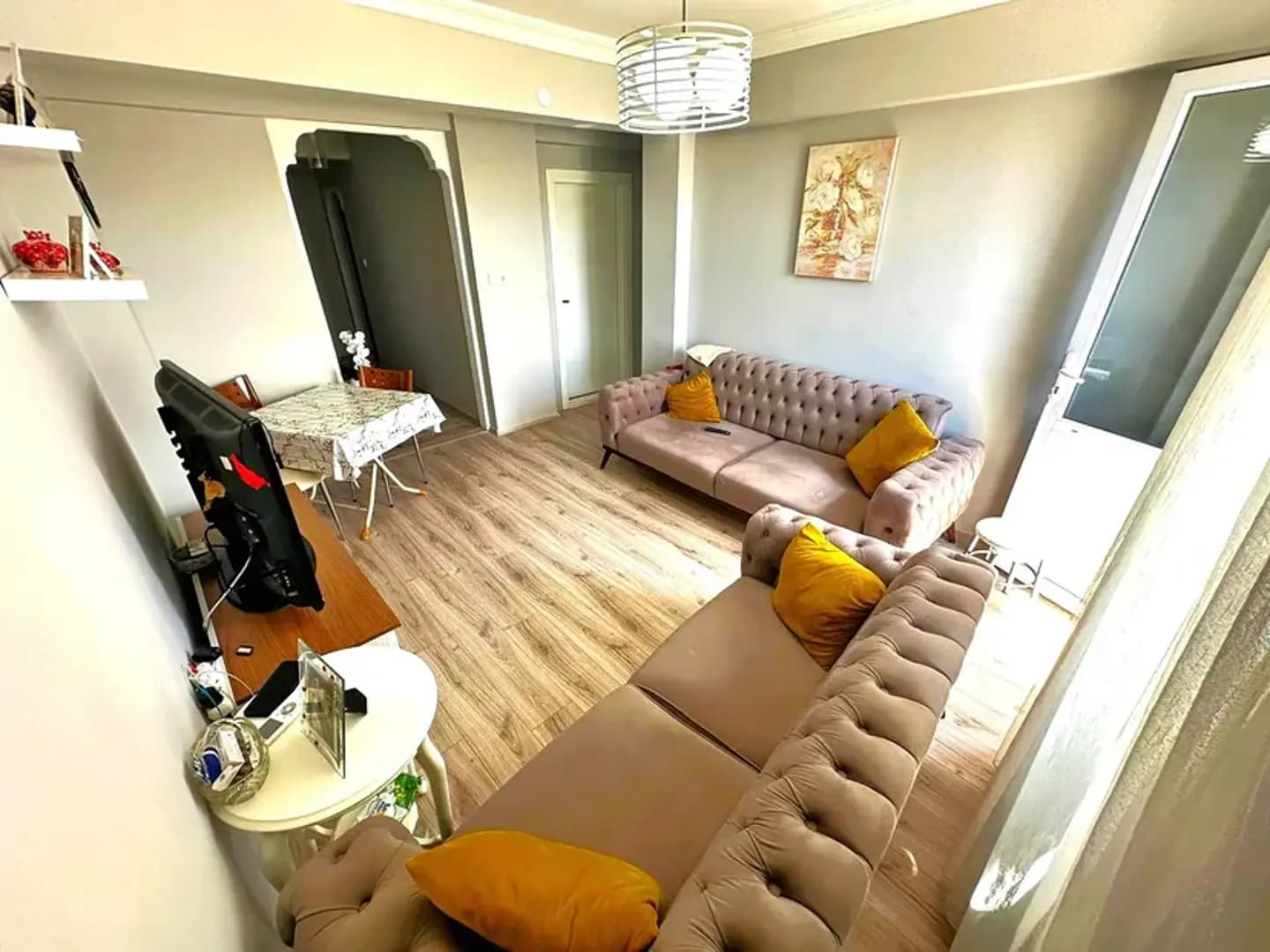2+1 Apartment for Sale in Akçay Merkez, 150 M to the Sea, Very Large Balcony