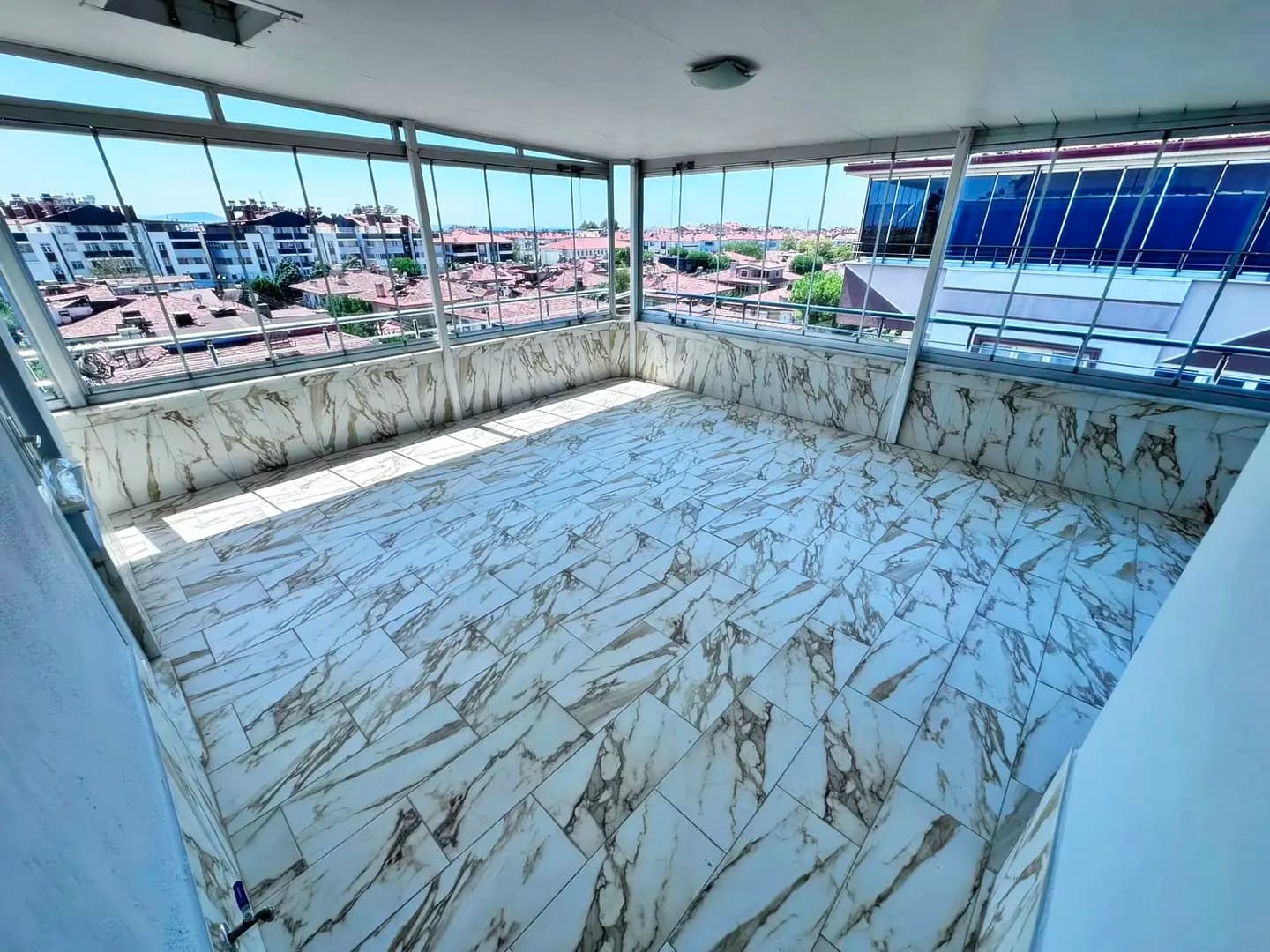 For Sale in İkizçay: 5+1 Duplex with a Large Terrace, Front-Facing, with Combi Boiler