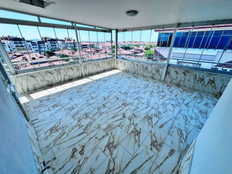 For Sale in İkizçay: 5+1 Duplex with a Large Terrace, Front-Facing, with Combi Boiler